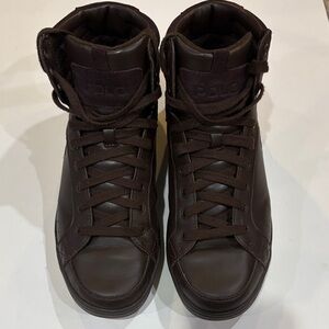 Polo by Ralph Lauren Men's Dark Brown Sneakers. Men’s 11D